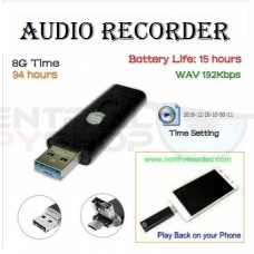 USB Voice Recorder WAV/192Kbps Android / USB interface, Battery Time: 15hours, 8GB Memory