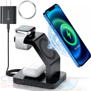 Magsafe Wireless Charging Station for Airpods Phone and Apple Watch w/ Wifi Covert Camera