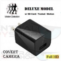 Deluxe smart charger spy camera
