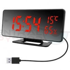 LED Mirror Clock - Wifi Covert Camera