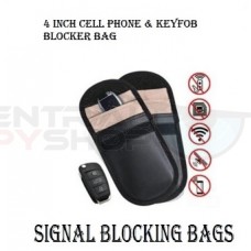 4 Inch - Cell phone & keyfob Blocker Bag