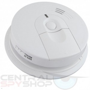 Dual Camera Hardwired Smoke Detector 1080p Wifi Spy Camera 