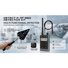 Detect-R RF-360 Multi-functional Detector GPS Camera's RF Magnet and More