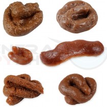  Fake Dog Poop Fake Turd Fake Poo Novelty Floating Toys for Halloween Party Supplies Fools' Day Prank Tricky Toys Prank Props 