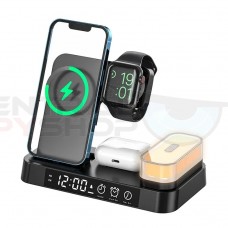 4 in 1 Foldable Wireless Charging Station Covert Camera w/ WIFI