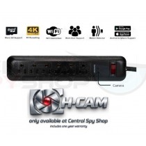 H-Cam Hidden Surveillance Camera Extension Cord, Spy Security Camera w/ WIFI
