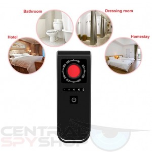 PRO Hidden Spy Camera Detector Mini Portable Pocket-Sized lightweight battery-powered One press easy working Battery-Operated and Portable Ultra-bright, Powerful IR LED lights