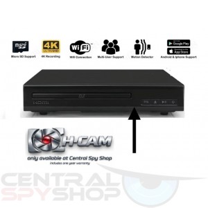 H-Cam Functional DVD Player Covert Camera w/ WIFI