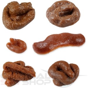  Fake Dog Poop Fake Turd Fake Poo Novelty Floating Toys for Halloween Party Supplies Fools' Day Prank Tricky Toys Prank Props 