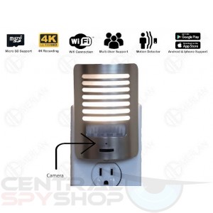 Functional Night Light Covert Camera w/ WIFI