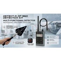Detect-R RF-360 Multi-functional Detector GPS Camera's RF Magnet and More