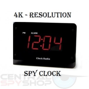 Zone Shield 4K Night Vision Clock Radio DVR - SC80004K