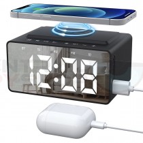 3 in 1 WiFi Clock and Charging Station Covert Camera