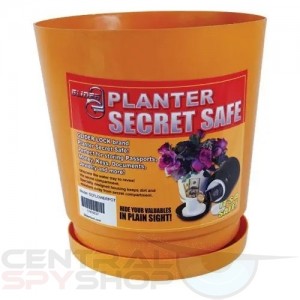 .Diversion Safe Flower Pot Secret Stash